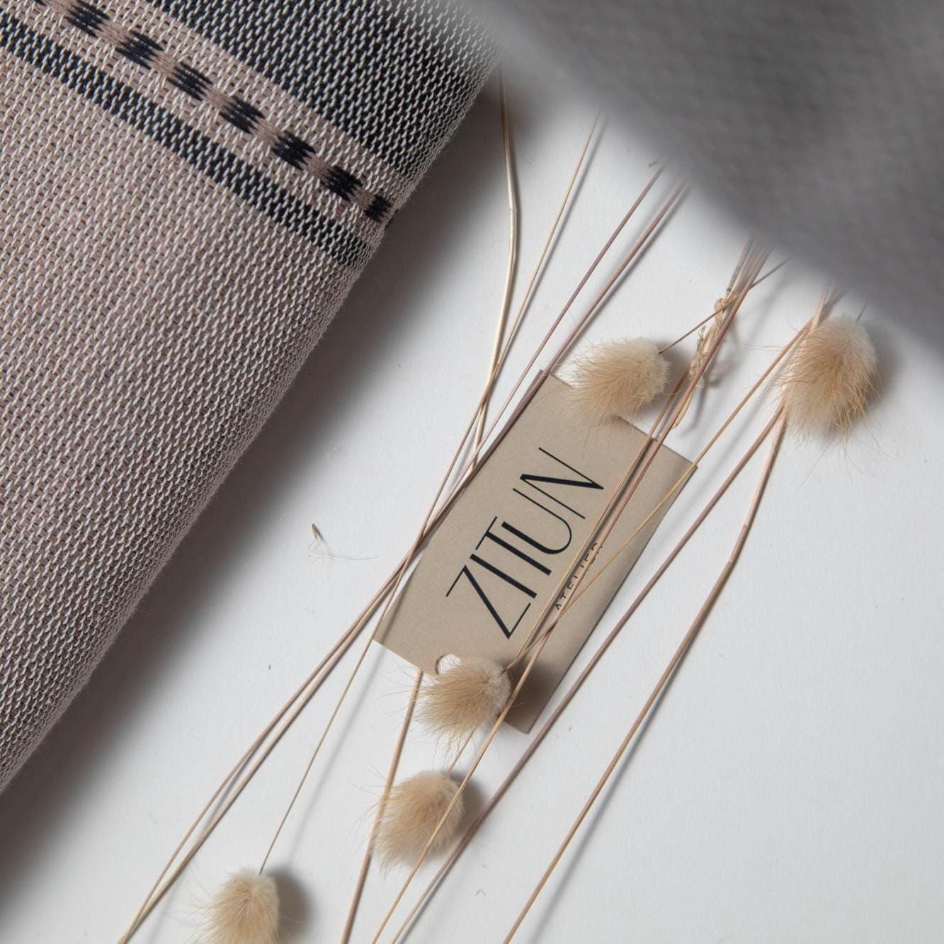 Handwoven Cotton Towel – Artisan Weave for Bath and Home