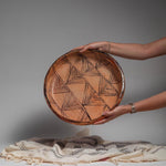 Handmade Pottery Bowl – 14 inch Large Decorative Centerpiece, Rustic Fruit Bowl, Boho Home Decor