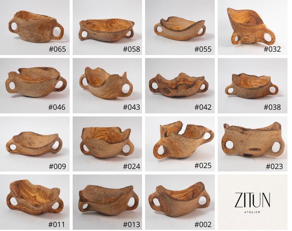 Exquisite Olive Wood Centerpiece – A Collector’s Masterpiece