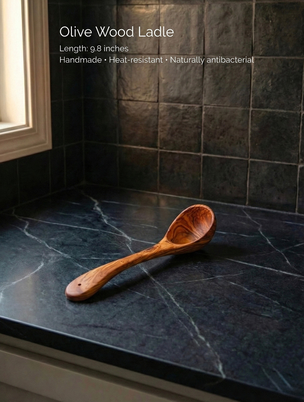 Olive Wood Kitchen Essentials Pack olivewoodladle