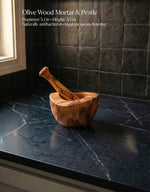 Olive Wood Kitchen Essentials Pack olivewoodmortarandpastle