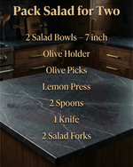Olive Wood Salad Pack – For Two packsalad