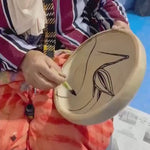 Handmade Pottery Bowl – 8 inch Large Decorative Centerpiece, Rustic Fruit Bowl, Boho Home Decor