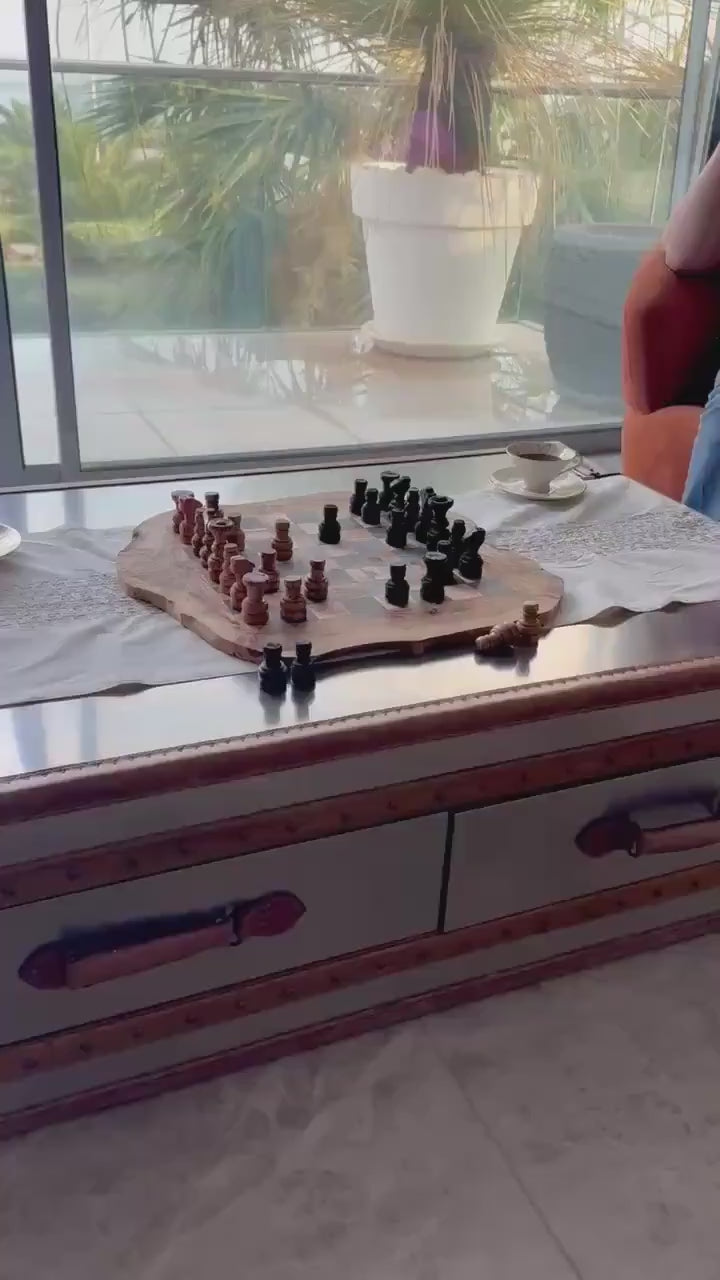 Olive Wood Chess Boards – Artisan Handcrafted Collection for Discerning Players