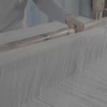 Handwoven Linen Throw: Natural Flax, Rustic Tunisian Decor